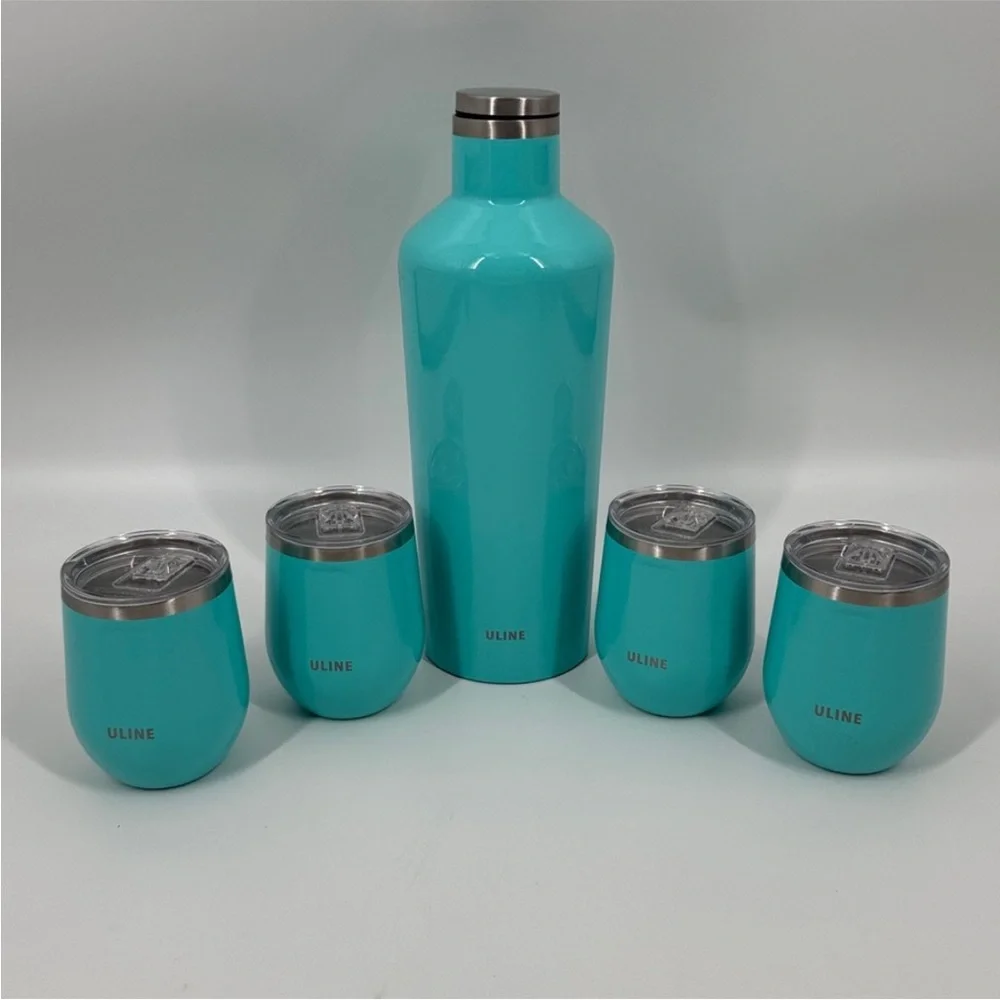 Corkcicle Turquoise Canteen and Tumbler Set NWT - Picture 3 of 5